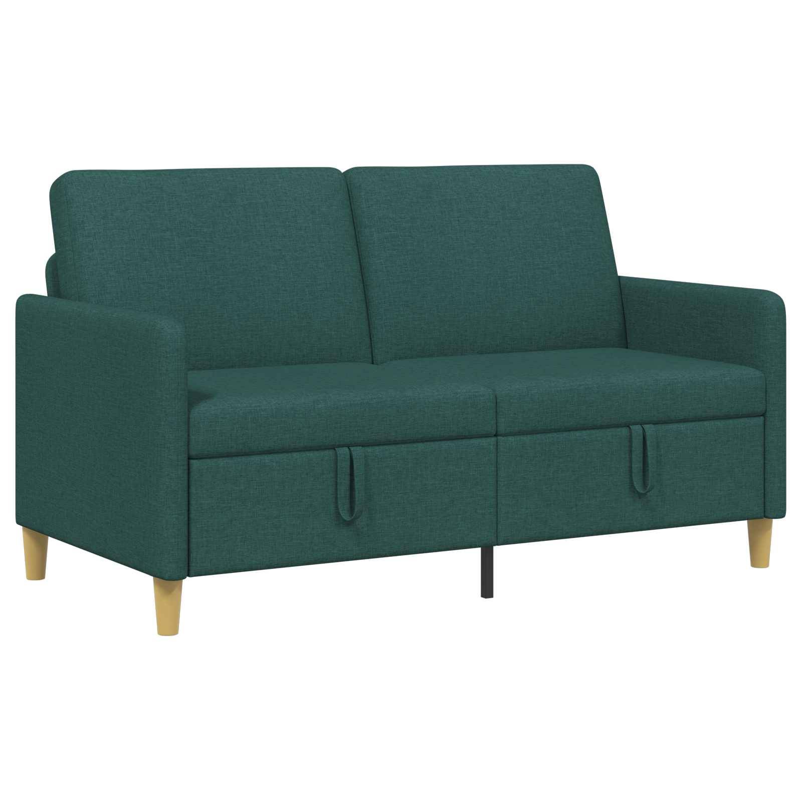vidaXL Sofa mit Stauraum Dunkelgrün 152 x 78 x 87 cm Polyester