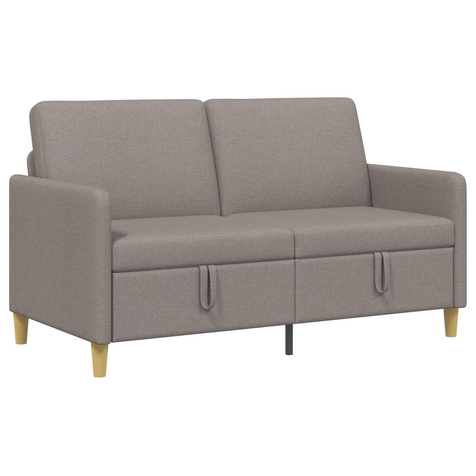 vidaXL Sofa mit Stauraum Taupe 152 x 78 x 87 cm Polyester