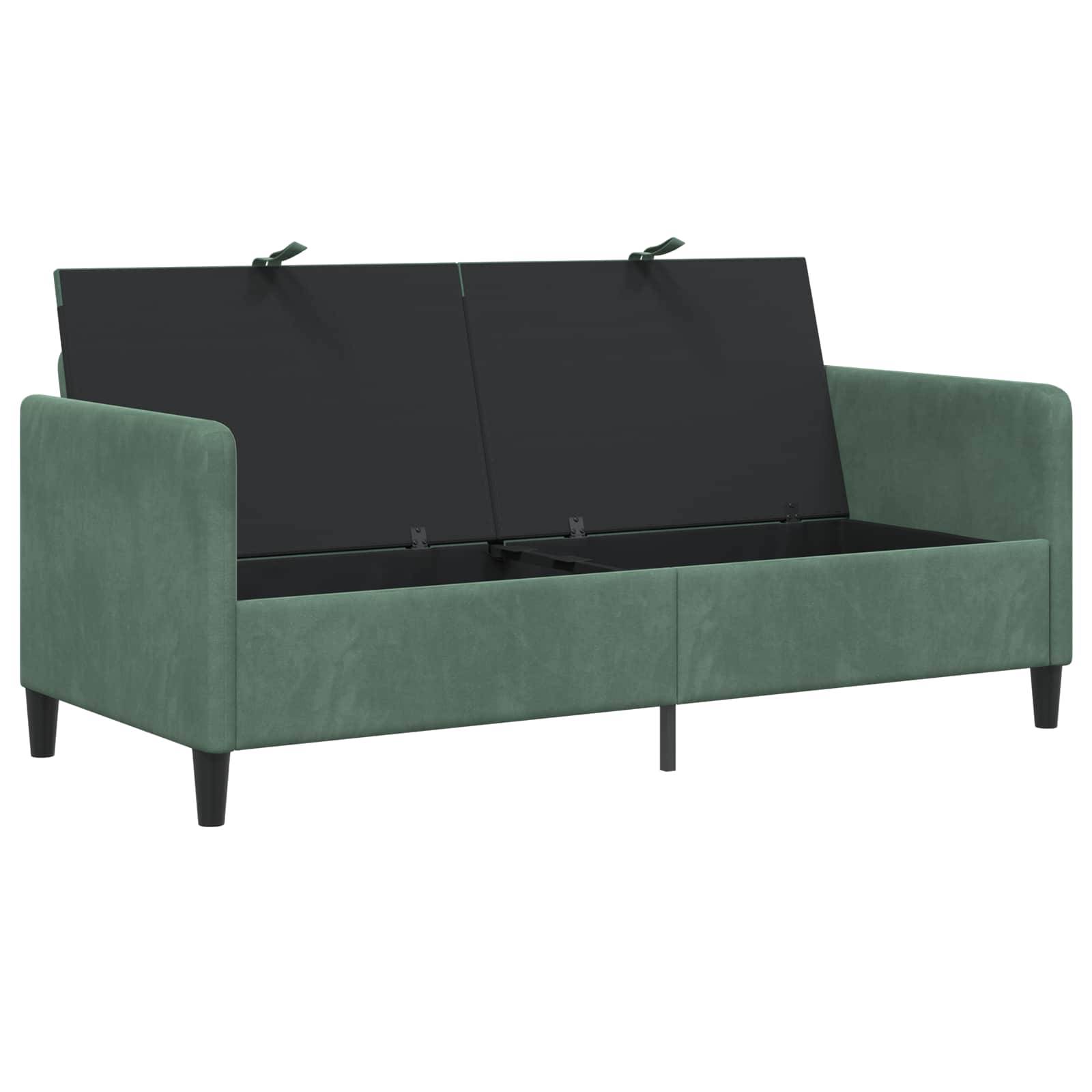 vidaXL Sofa mit Stauraum Meergrün 172 x 78 x 87 cm Polyester