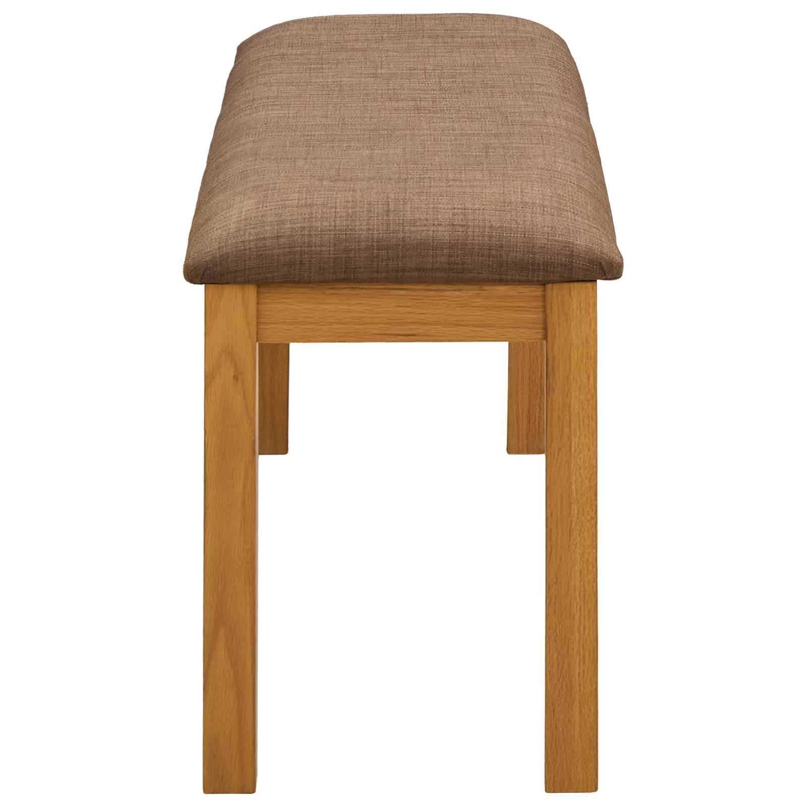 vidaXL Esstischbank 95 x 32 x 45 cm Massivholz Eiche Grau
