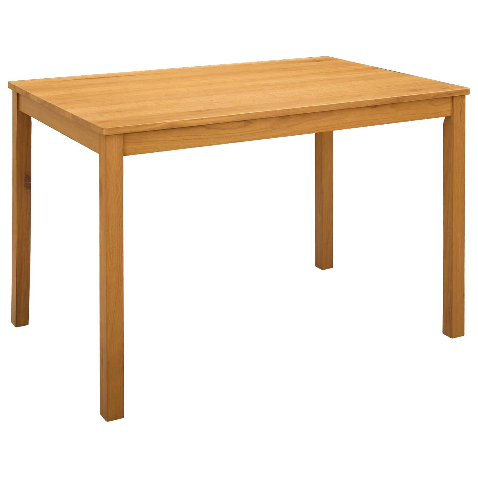 vidaXL Essgruppe 5 stk. Grau Massivholz Eiche