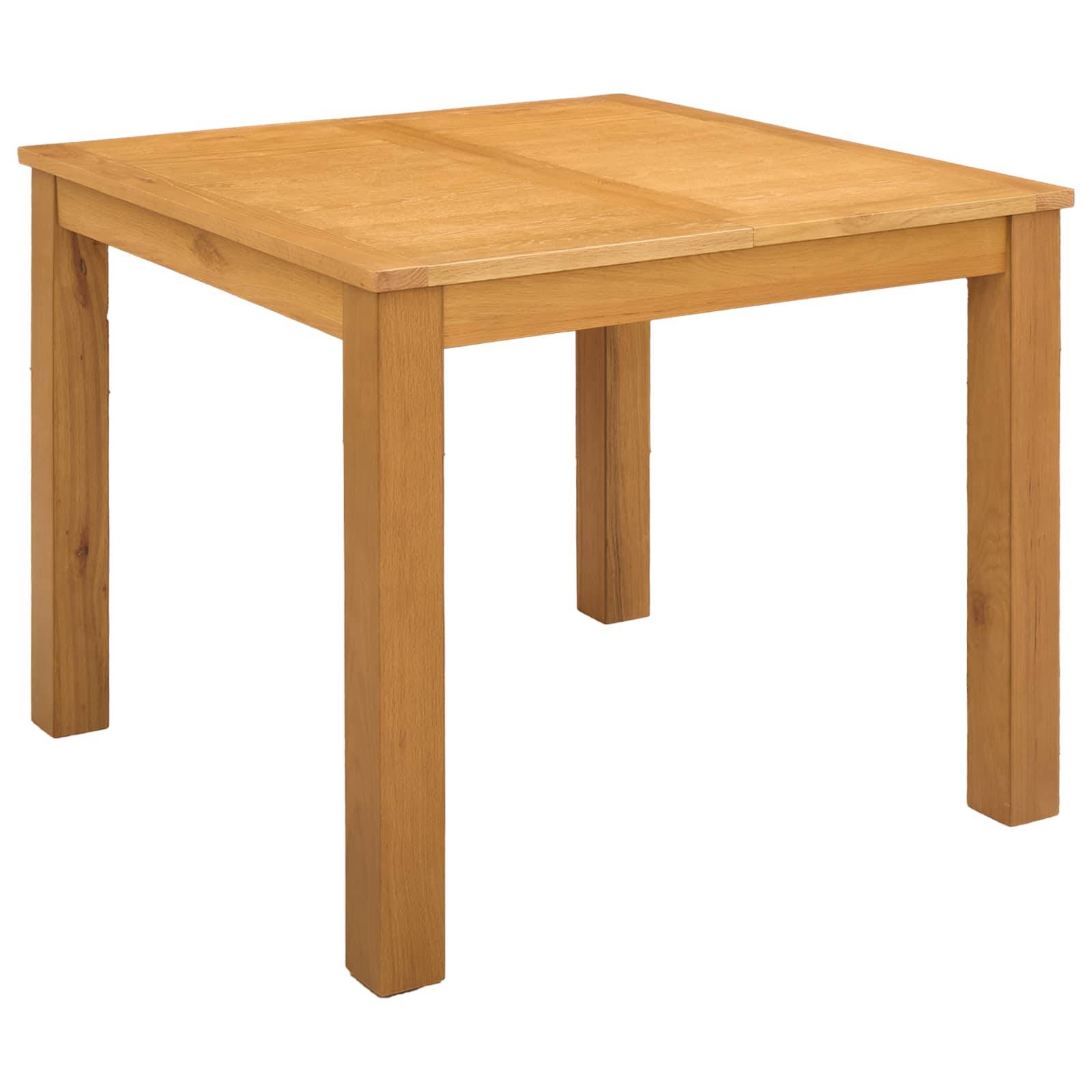 vidaXL Essgruppe 3 stk. Beige Massivholz Eiche