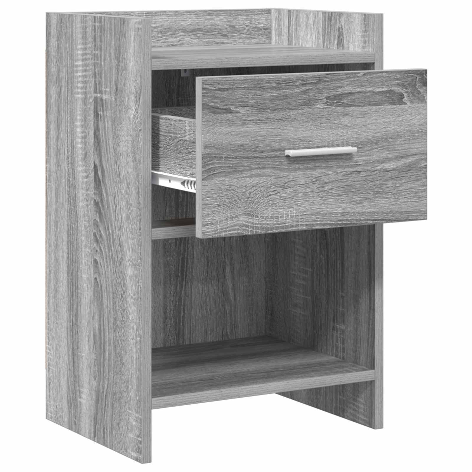 vidaXL Nachttische Grau Sonoma 40 x 30 x 60 cm Holzwerkstoff