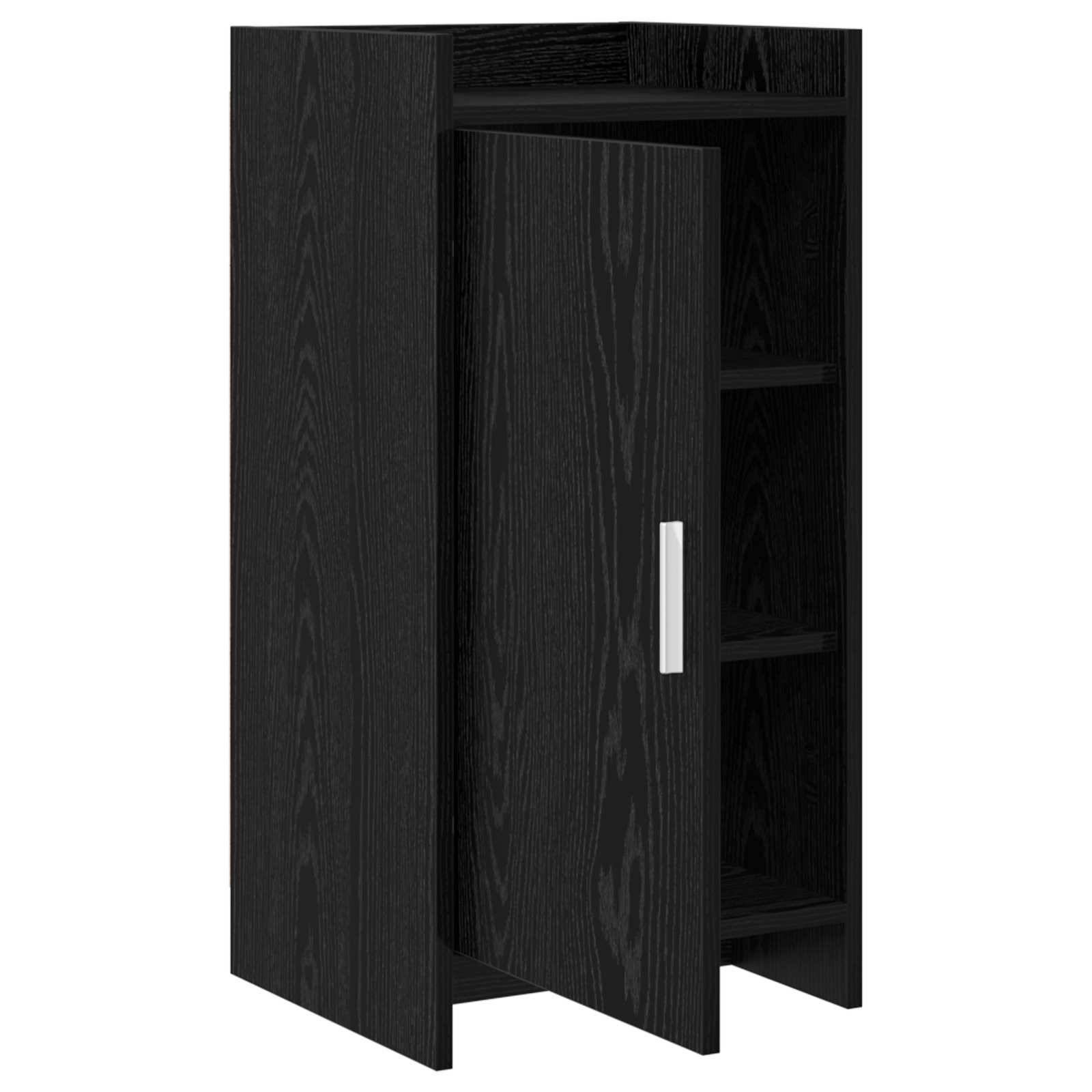 vidaXL Sideboard Schwarze Eiche 40 x 36 x 80 cm Holzwerkstoff
