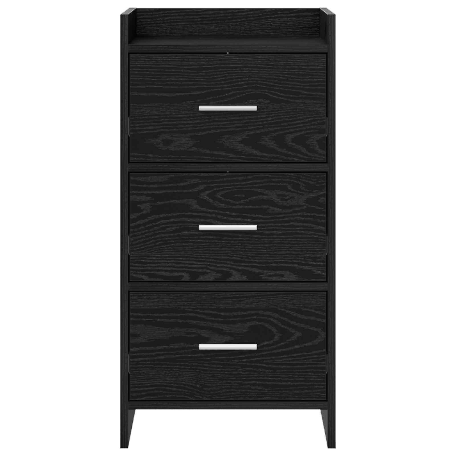 vidaXL Sideboard Schwarze Eiche 40 x 36 x 80 cm Holzwerkstoff