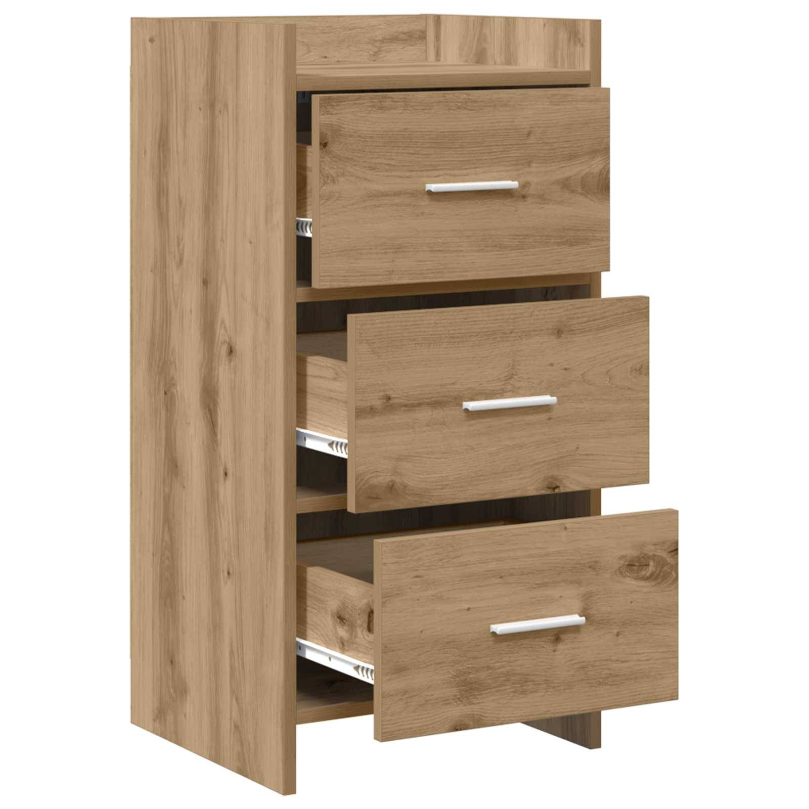 vidaXL Sideboard Artisan-Eiche 40 x 36 x 80 cm Holzwerkstoff