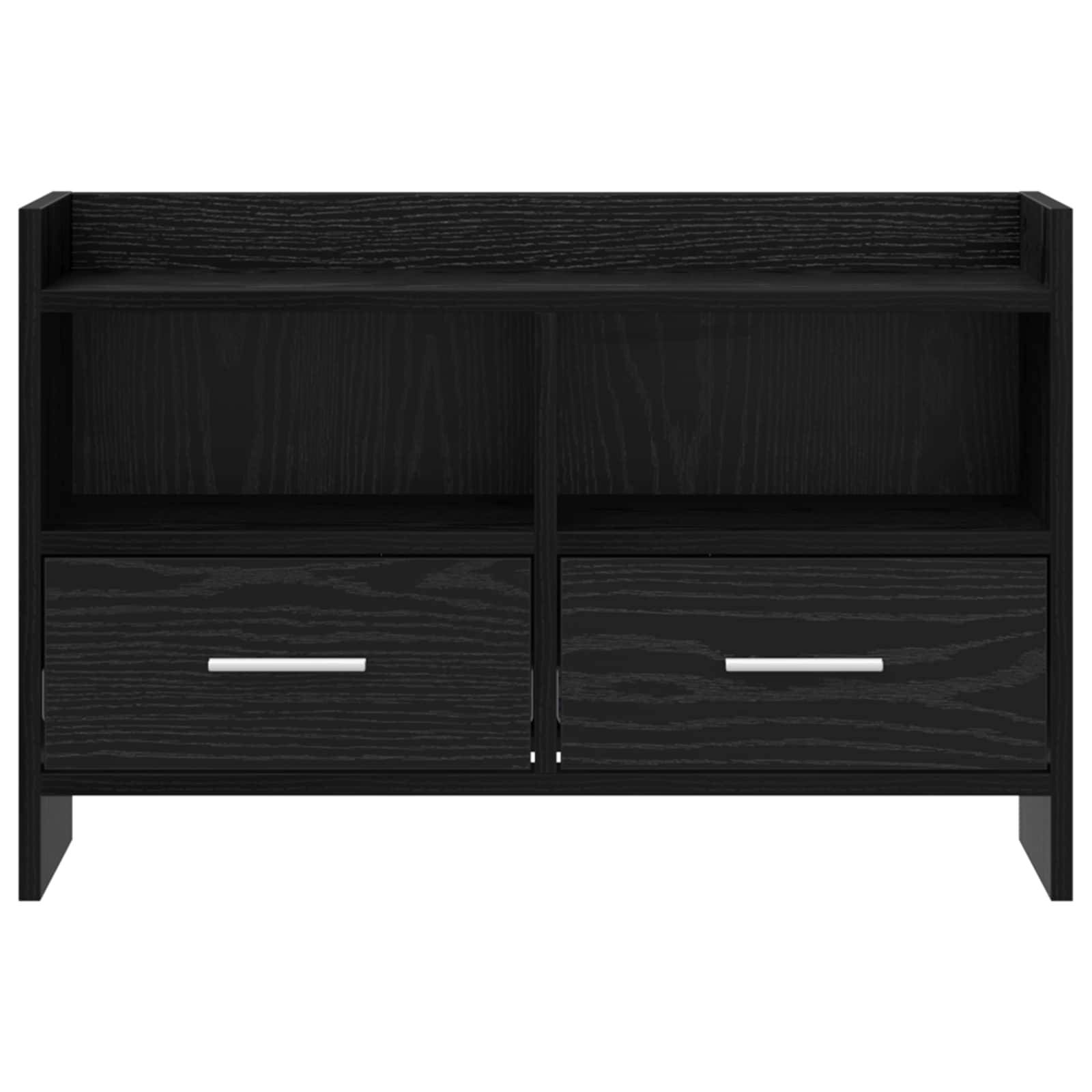 vidaXL TV-Schränk 71,5 x 33 x 47 cm Schwarze Eiche Holzwerkstoff