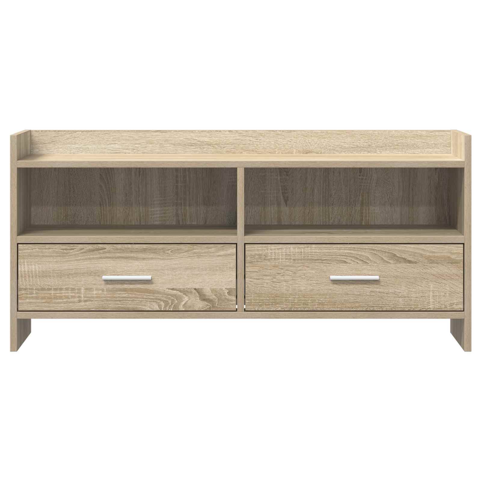 vidaXL TV-Schränk 100 x 33 x 47 cm Sonoma-Eiche Holzwerkstoff