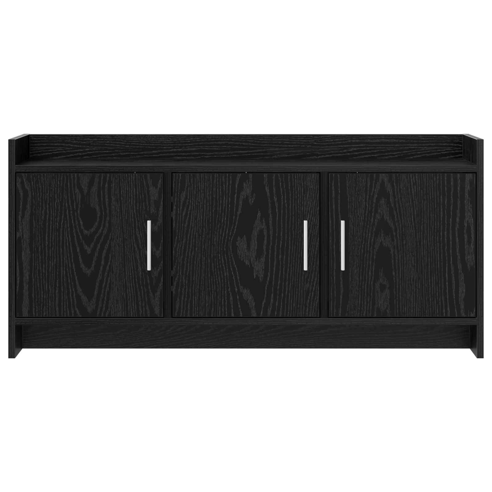 vidaXL TV-Schränk 102 x 33 x 47 cm Schwarze Eiche Holzwerkstoff