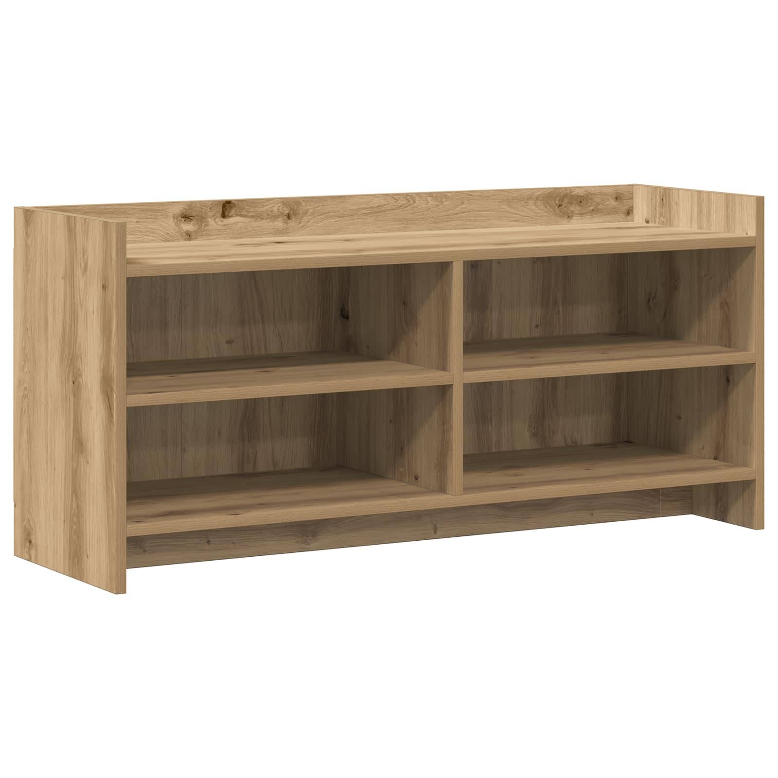 vidaXL TV-Schränk 100 x 33 x 47 cm Artisan-Eiche Holzwerkstoff