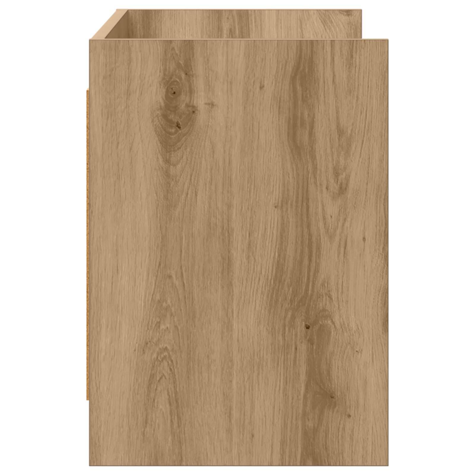 vidaXL TV-Schränk 100 x 33 x 47 cm Artisan-Eiche Holzwerkstoff
