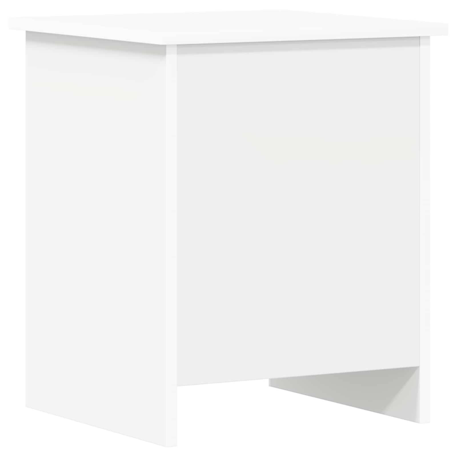 vidaXL Aufbewahrungstruhe Weiß 40 x 40 x 50 cm Holzwerkstoff