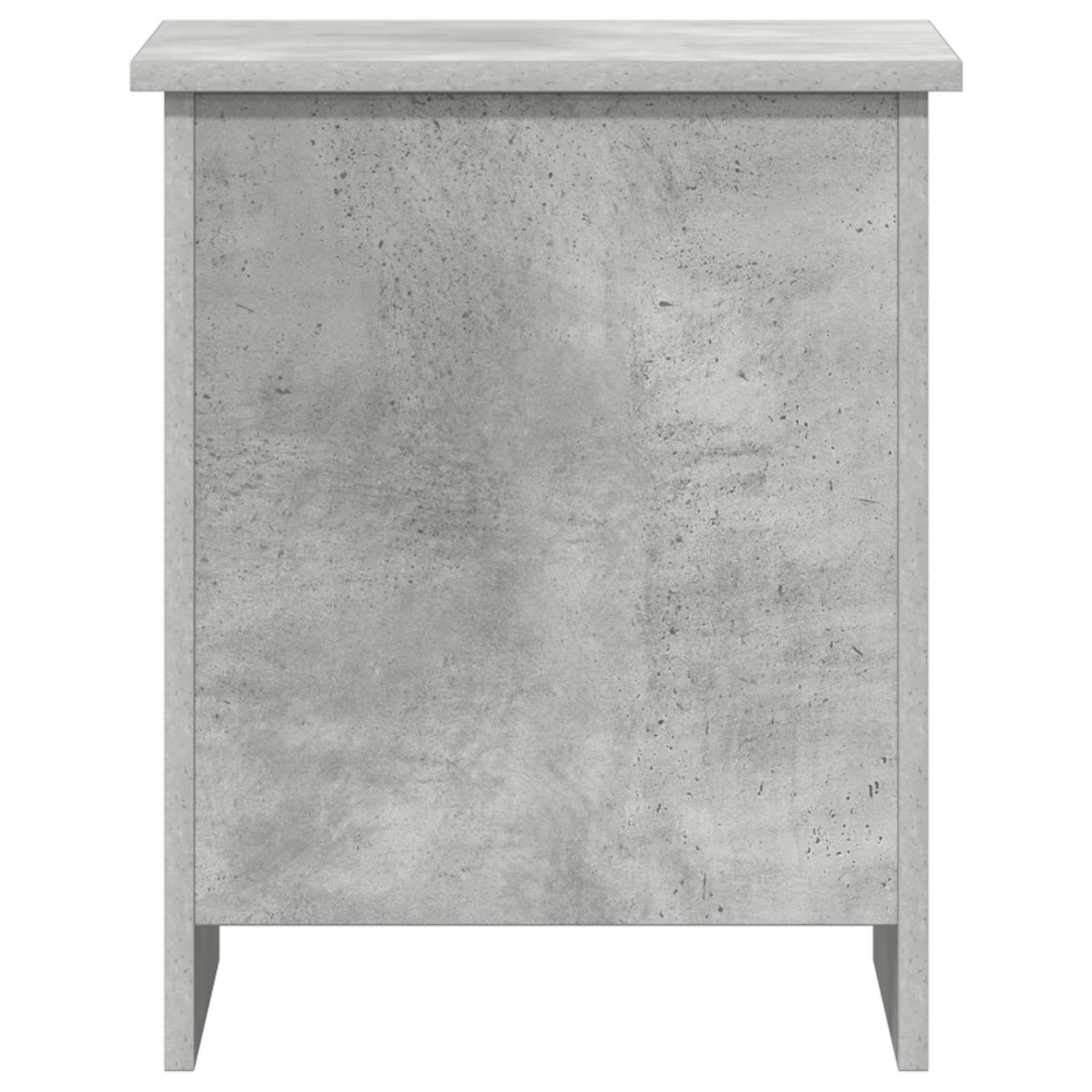 vidaXL Aufbewahrungstruhe Betongrau 40 x 40 x 50 cm Holzwerkstoff