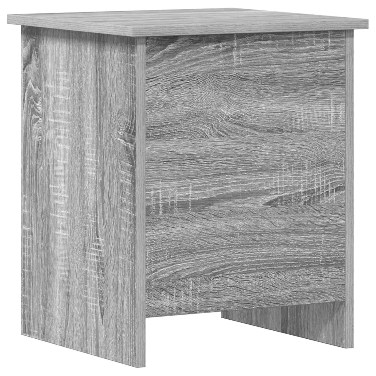 vidaXL Aufbewahrungstruhe Grau Sonoma 40 x 40 x 50 cm Holzwerkstoff
