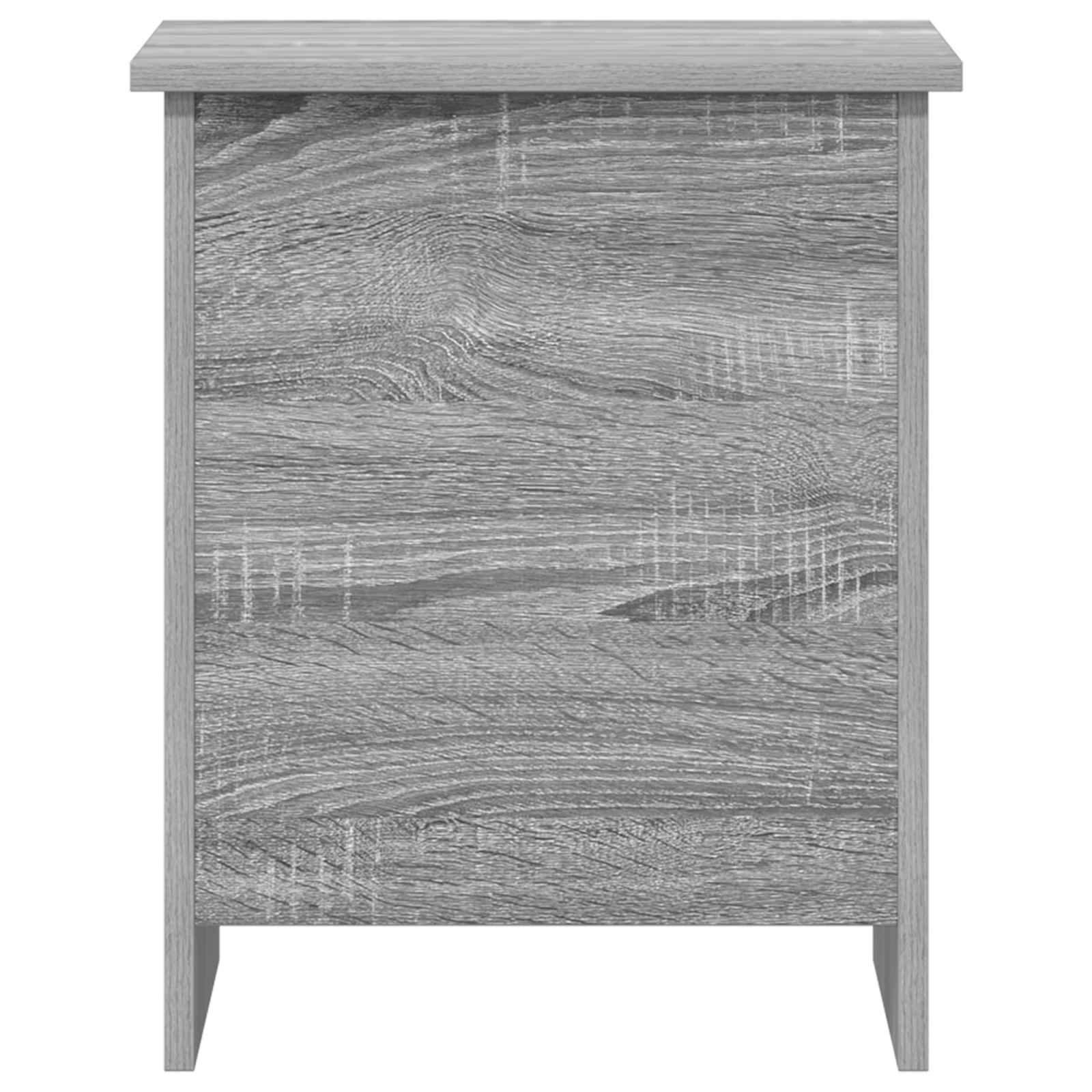 vidaXL Aufbewahrungstruhe Grau Sonoma 40 x 40 x 50 cm Holzwerkstoff