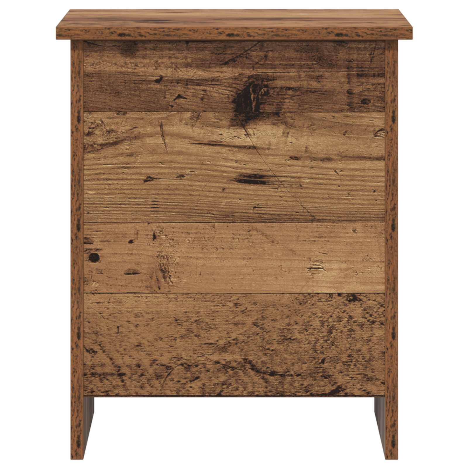 vidaXL Aufbewahrungstruhe Altholz 40 x 40 x 50 cm Holzwerkstoff