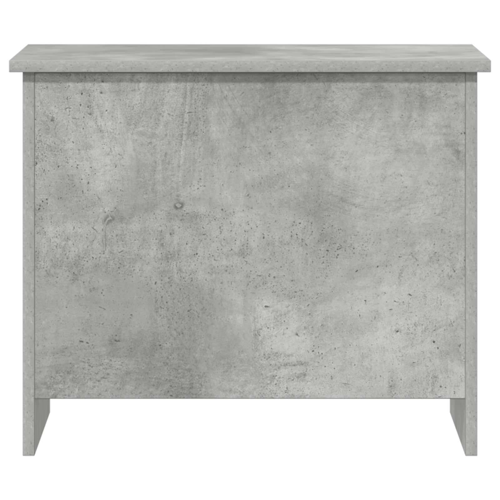 vidaXL Aufbewahrungstruhe Betongrau 60 x 40 x 50 cm Holzwerkstoff