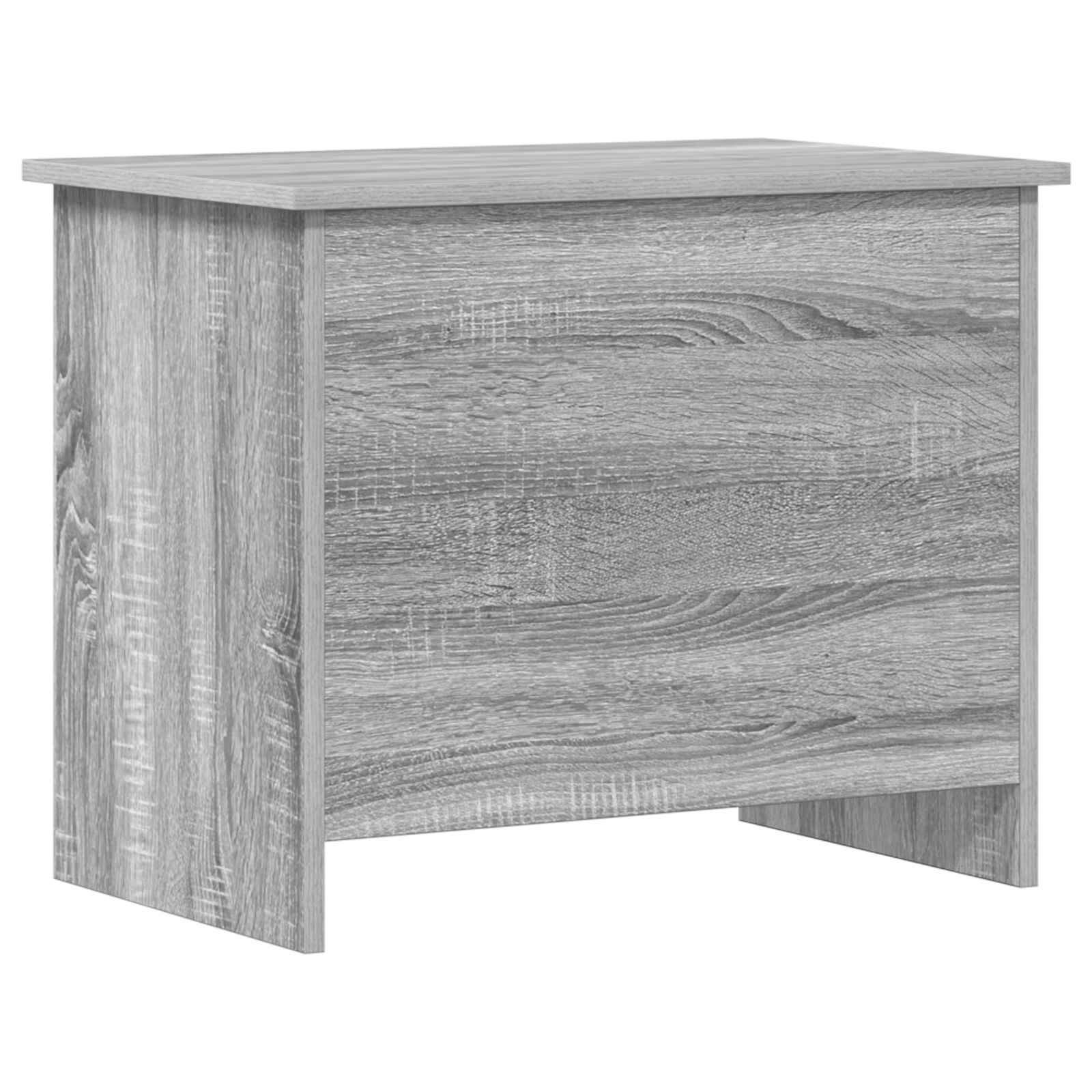 vidaXL Aufbewahrungstruhe Grau Sonoma 60 x 40 x 50 cm Holzwerkstoff