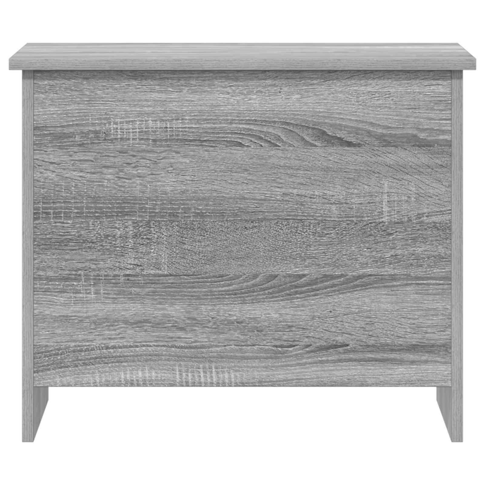 vidaXL Aufbewahrungstruhe Grau Sonoma 60 x 40 x 50 cm Holzwerkstoff