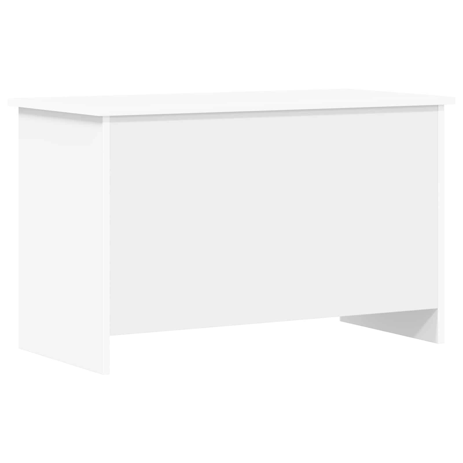vidaXL Aufbewahrungstruhe Weiß 80 x 40 x 50 cm Holzwerkstoff