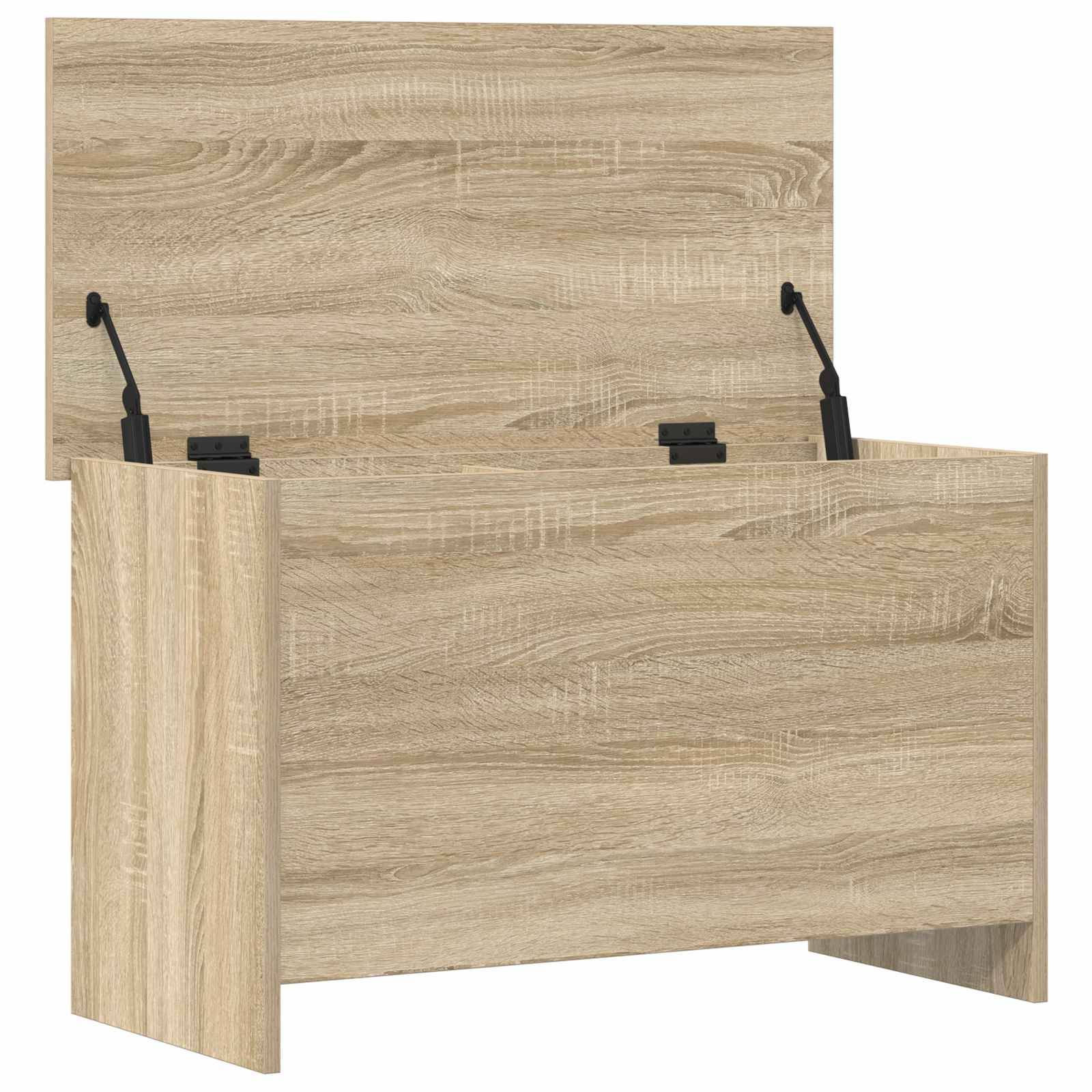 vidaXL Aufbewahrungstruhe Sonoma-Eiche 80 x 40 x 50 cm Holzwerkstoff