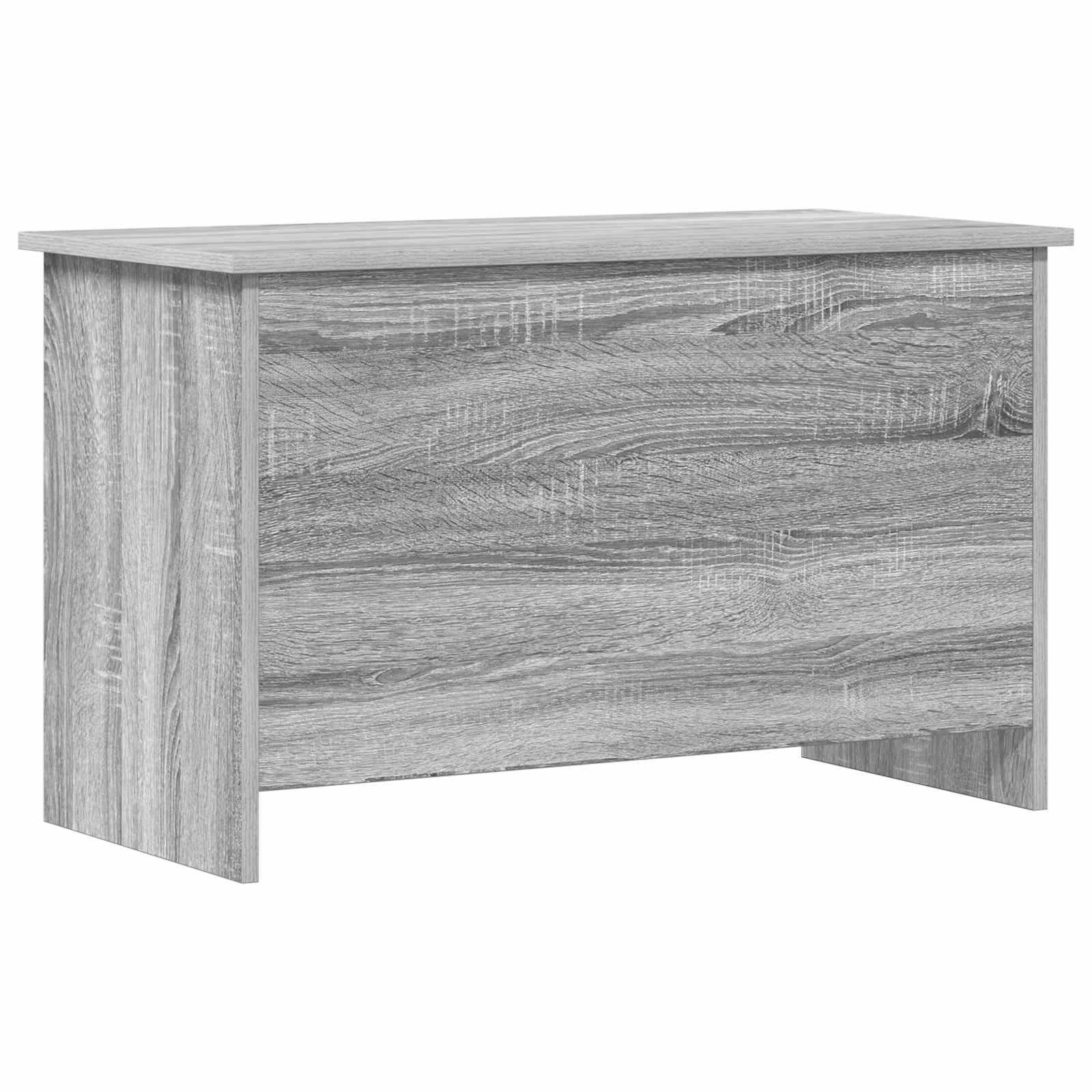 vidaXL Aufbewahrungstruhe Grau Sonoma 80 x 40 x 50 cm Holzwerkstoff