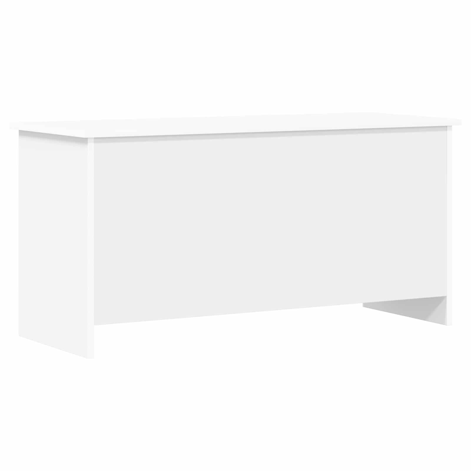 vidaXL Aufbewahrungstruhe Weiß 100 x 40 x 50 cm Holzwerkstoff