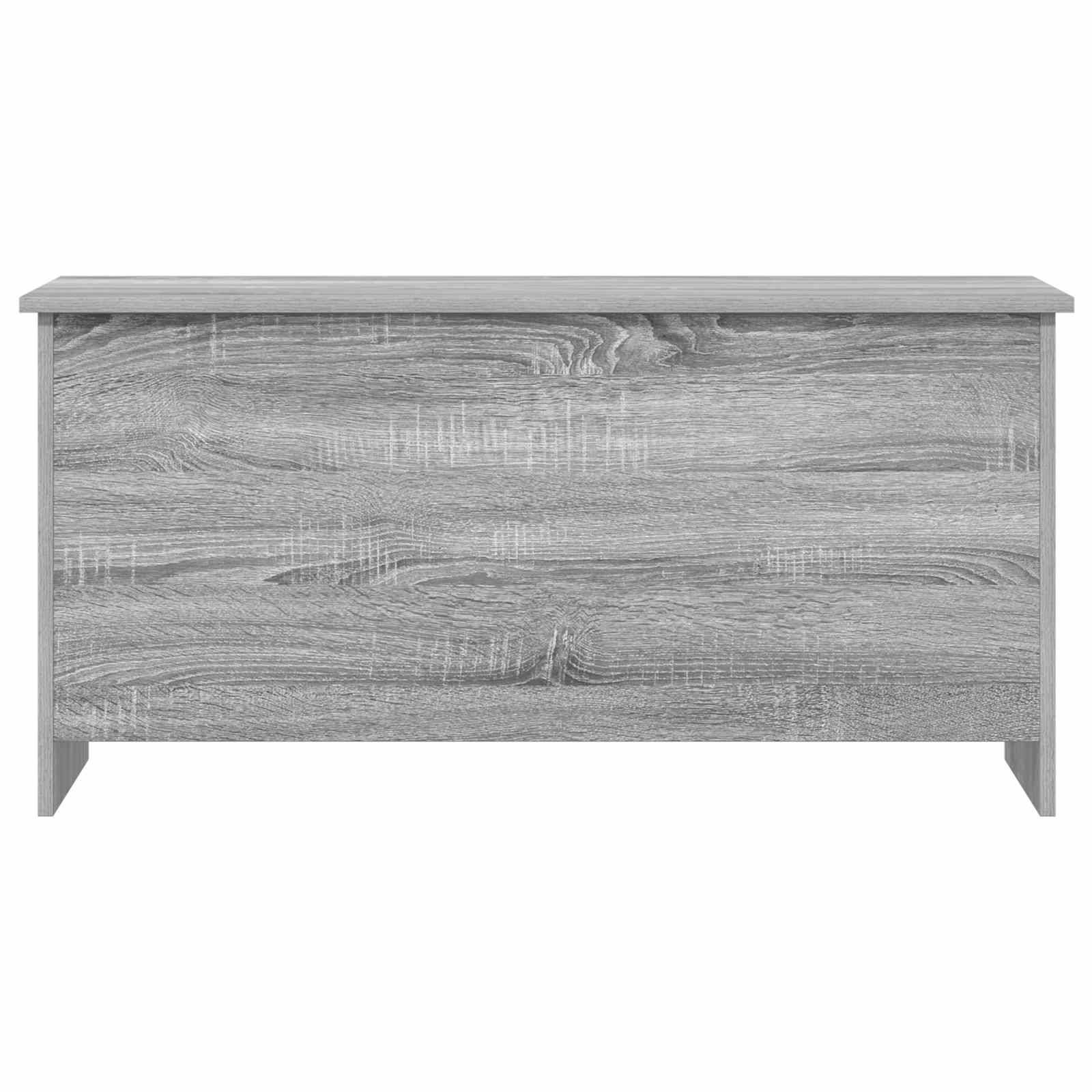 vidaXL Aufbewahrungstruhe Grau Sonoma 100 x 40 x 50 cm Holzwerkstoff