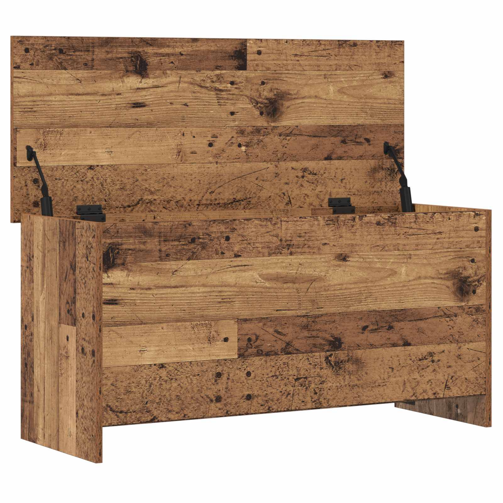 vidaXL Aufbewahrungstruhe Altholz 100 x 40 x 50 cm Holzwerkstoff