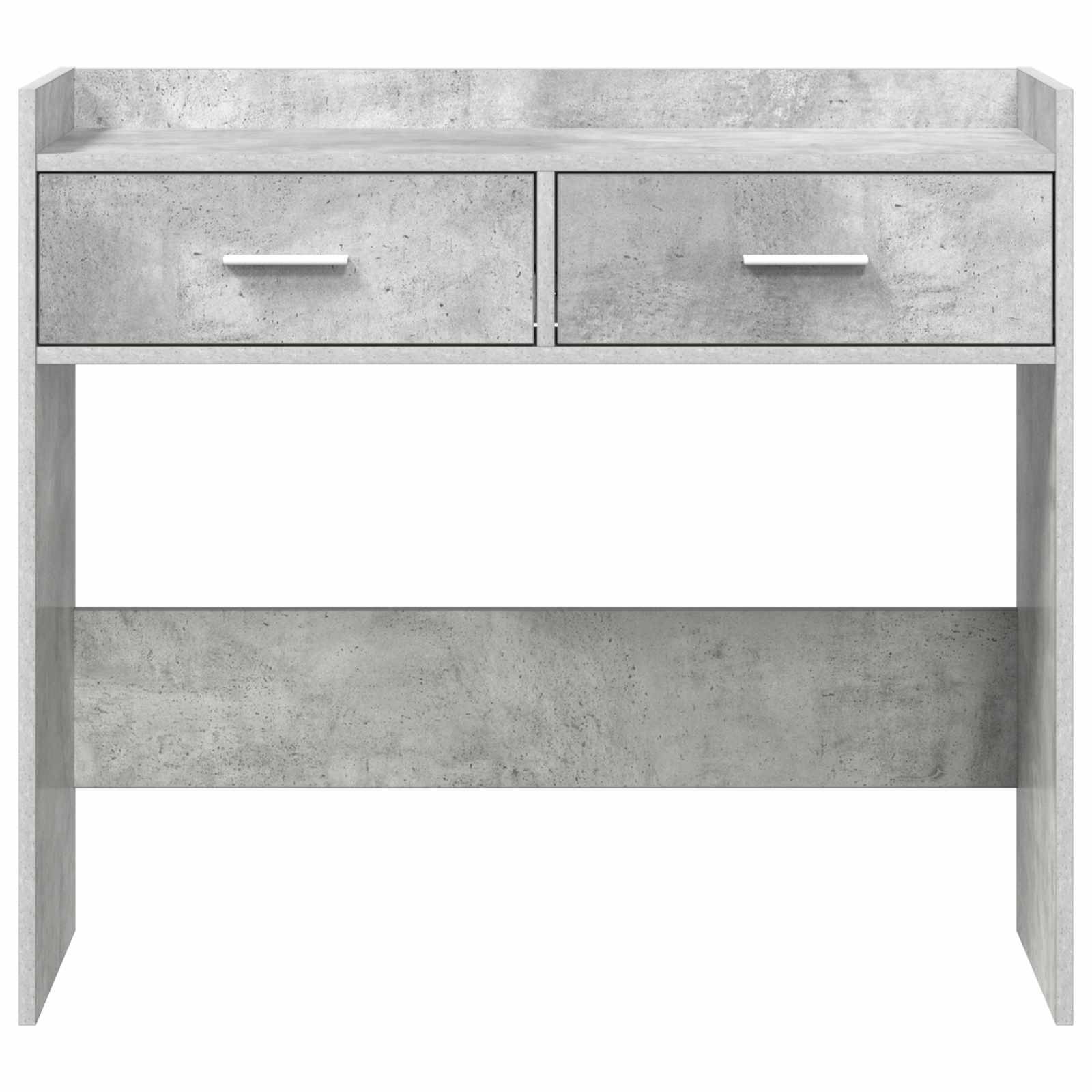 vidaXL Konsolentisch Betongrau 90 x 35 x 80 cm Holzwerkstoff