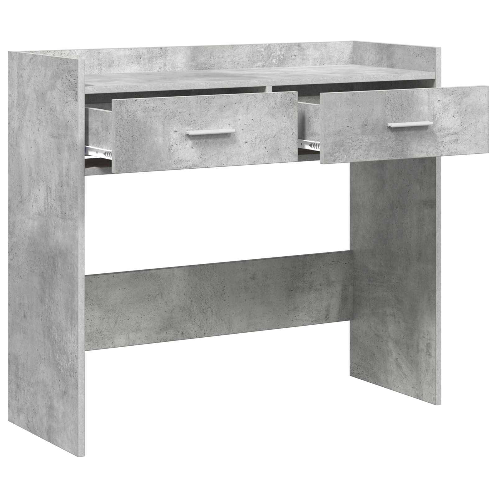 vidaXL Konsolentisch Betongrau 90 x 35 x 80 cm Holzwerkstoff