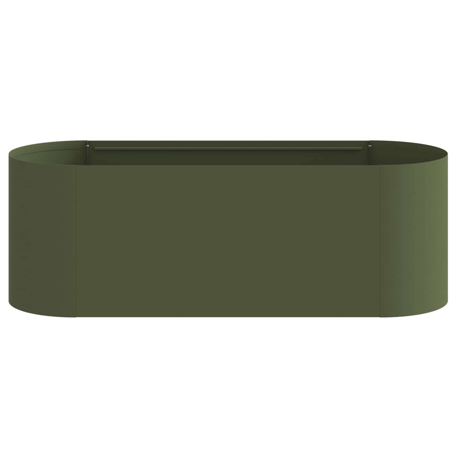 vidaXL Hochbeet im Garten Olive Grün 120 x 40 x 40 cm