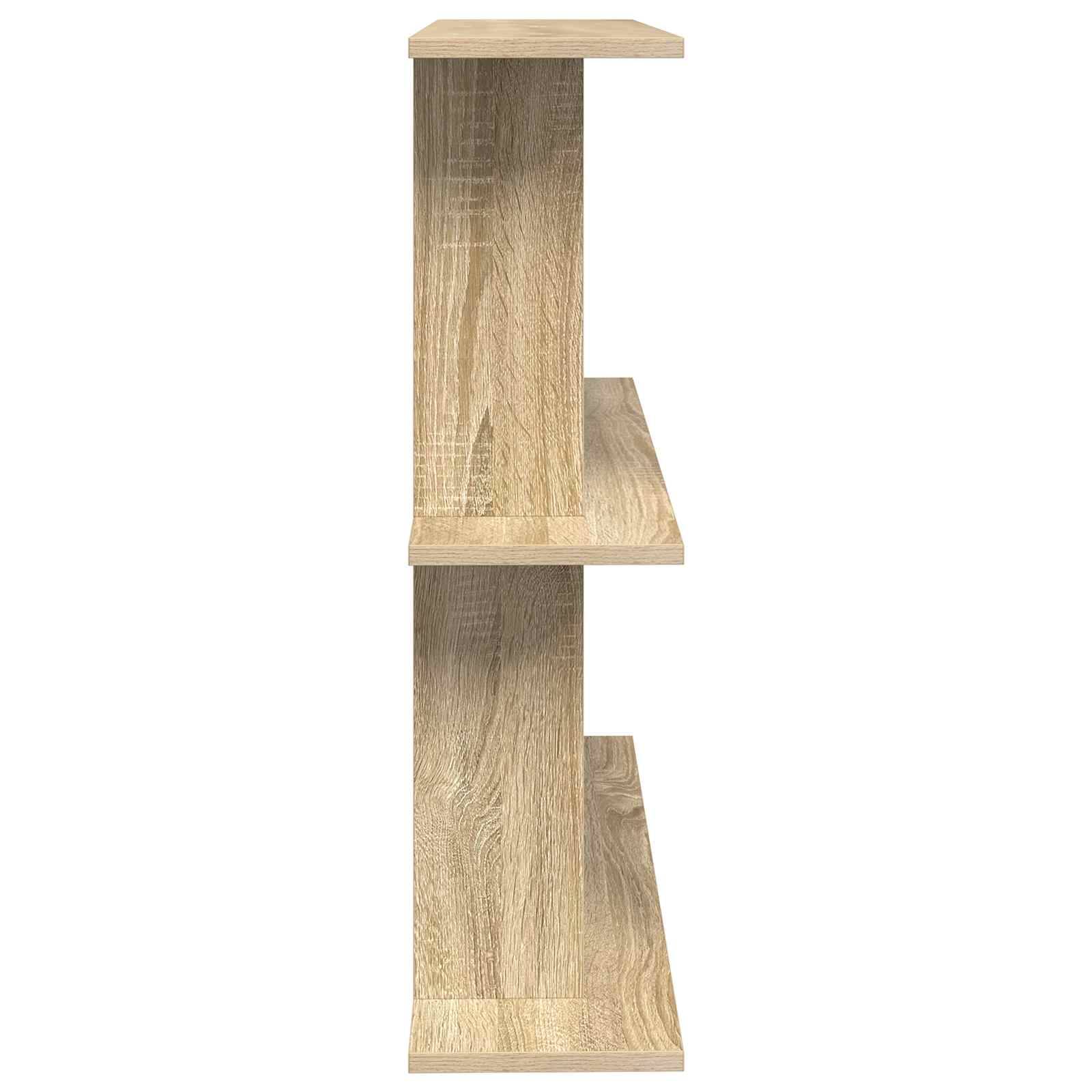 vidaXL Wandregal Wandhalterung Braun 100 x 20 x 75 cm Holzwerkstoff