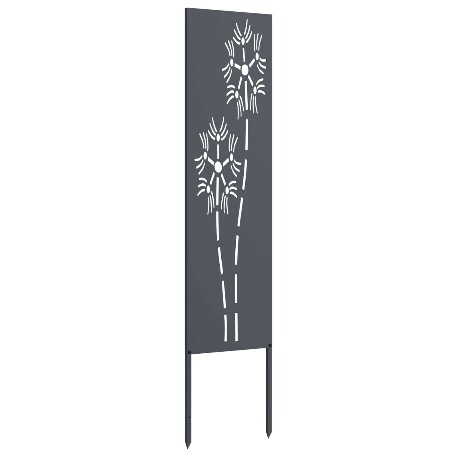 vidaXL Garten Sichtschutz-Leinwand Anthrazit 32 x 140 cm