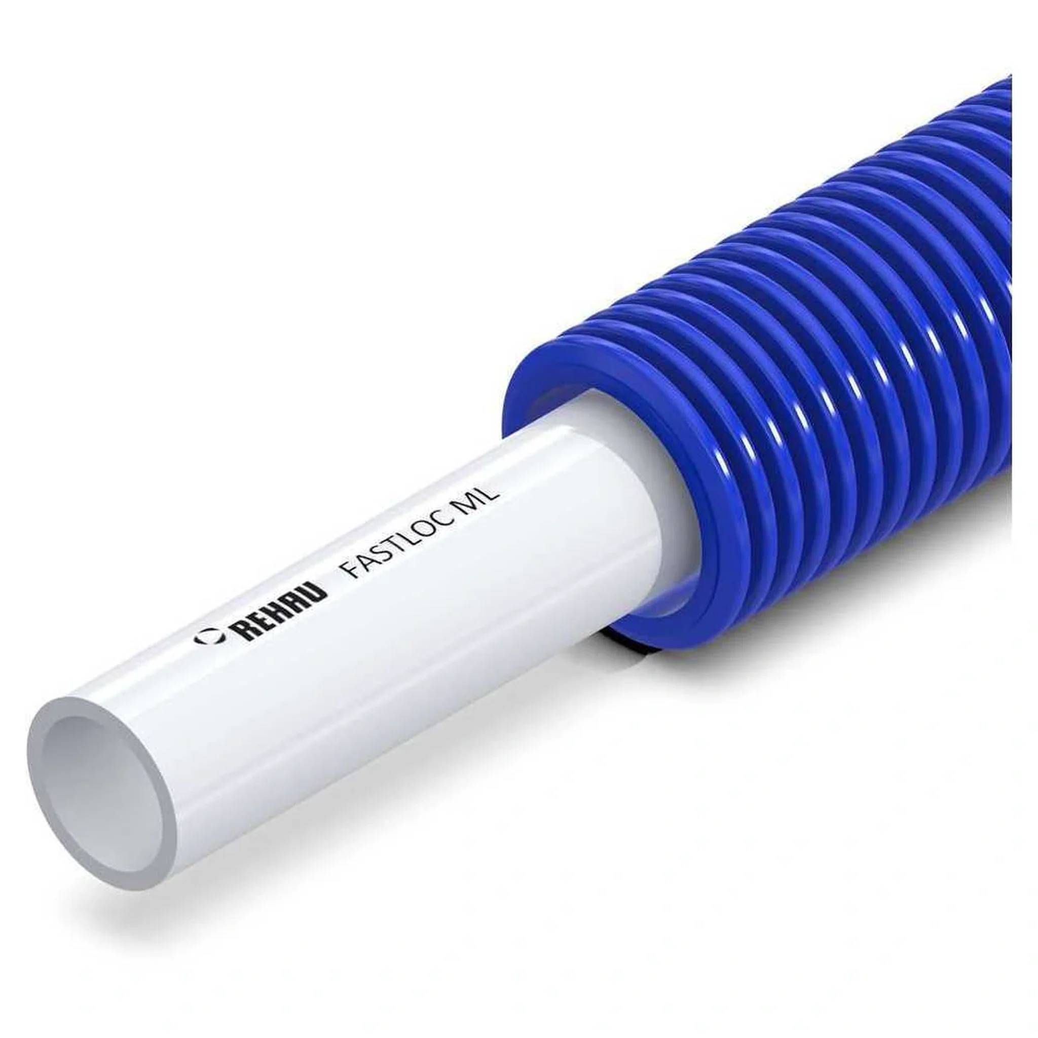 REHAU Universalrohr FASTLOC ML 16x2, im Schutzrohr blau, Bund mit 50m, 1 Stk.