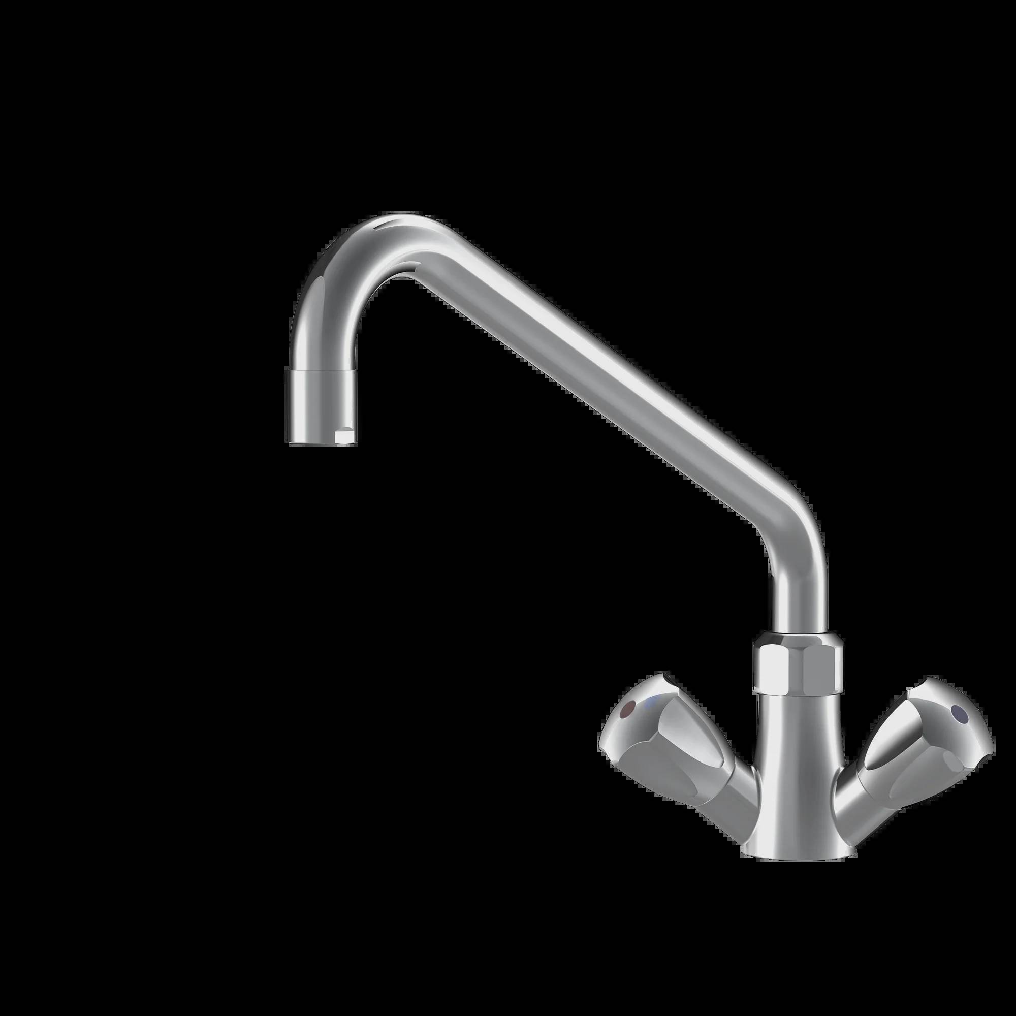 KWC Gastro-Zweigriffarmatur 3/4", nachziehbarer Stopfbüchse, Chrom, 1 Stk.