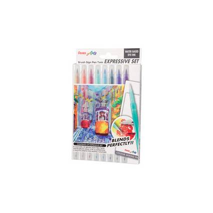 PentelArts Pinselstift Brush Sign Pen Twin "Landscape"