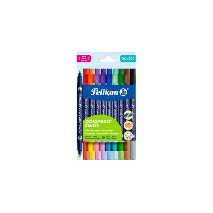 Pelikan Doppel-Fasermaler colorella twin, 10er Kartonetui
