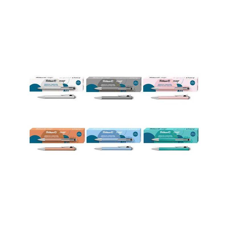 Pelikan Druckkugelschreiber Snap Metallic, silber
