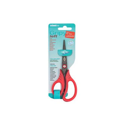 WEDO Bastelschere Gripy left, spitz, 145 mm, rot