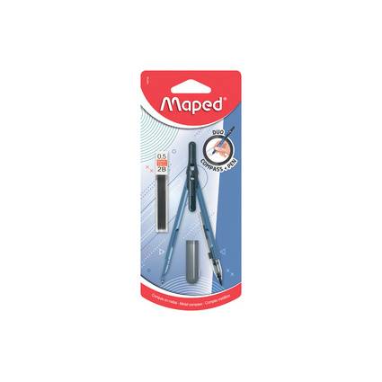 Maped Zirkel mit Adapterring, farbig sortiert, Blisterkarte