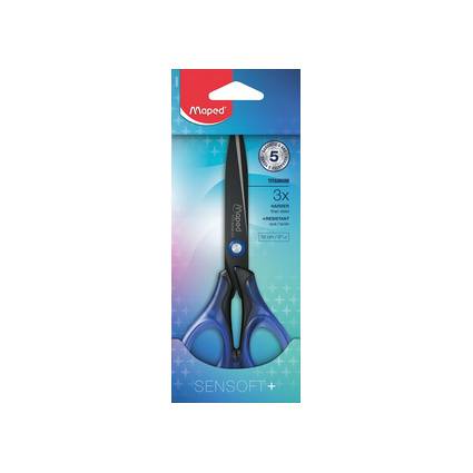 Maped Schere Sensoft +, spitz, Länge: 160 mm