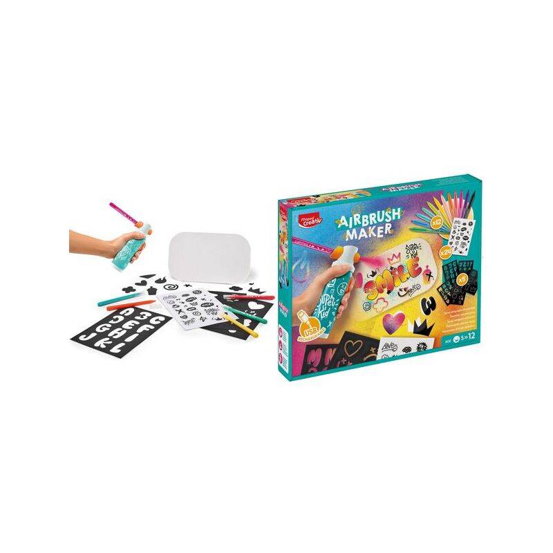 Maped Creativ Airbrush-Set für Graffiti-Tags, 27-teilig