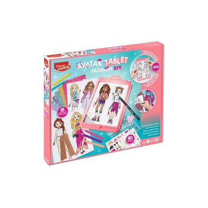 Maped Creativ LED-Leuchttisch AVATAR FASHION BFF, rosa
