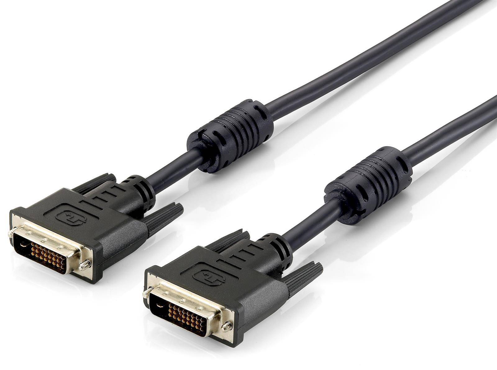Equip 118932 DVI-Kabel Equip DVI(24+1) -> DVI(24+1) St/St 1,80m schwarz H