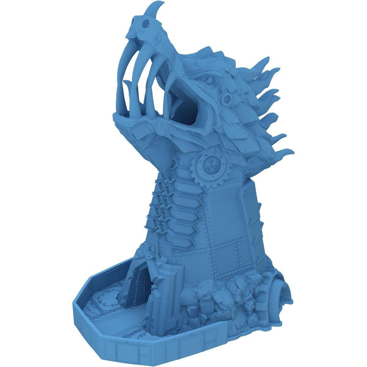 FH4912 - Fates End Dice Tower: Clockwork Monster, himmelblau