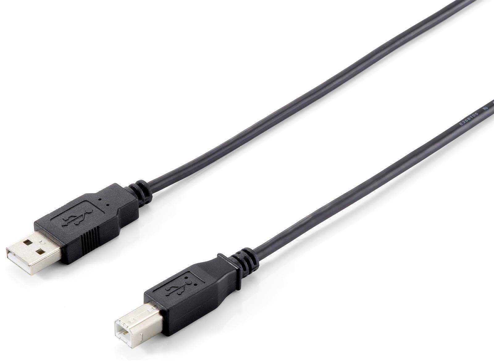 Equip 128862 USB Kabel Equip A -> B St/St 5.00m sw
