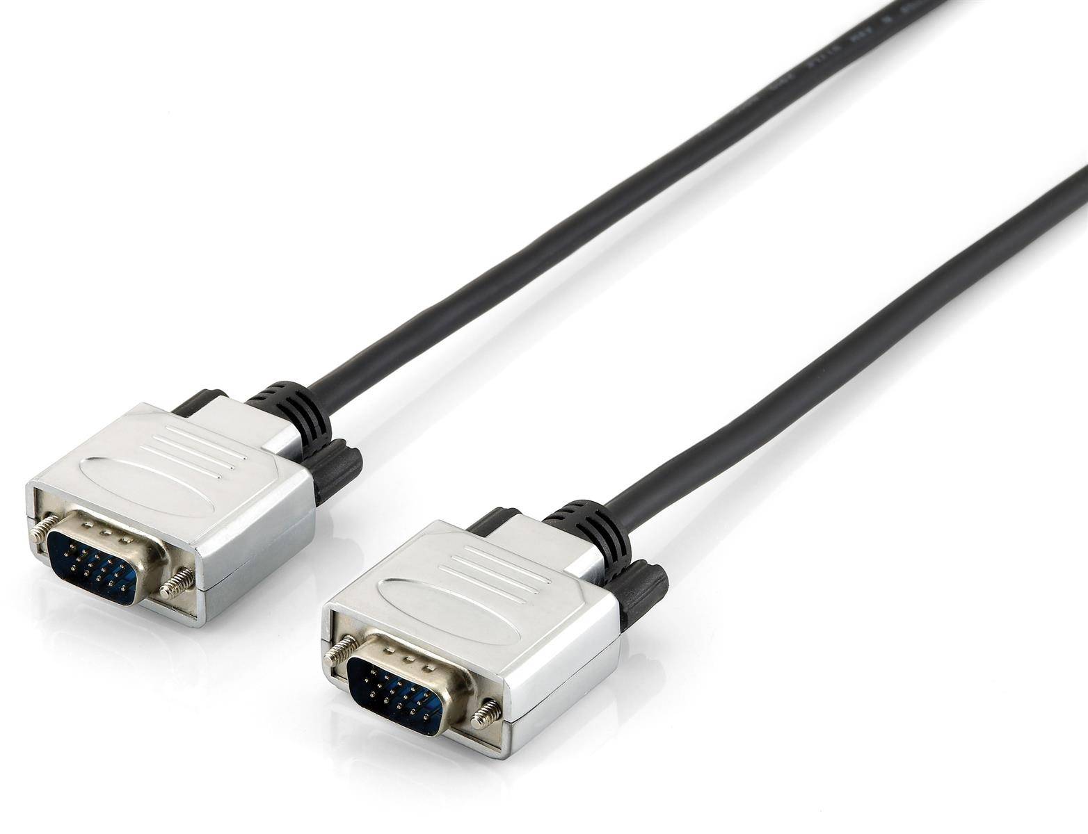 Equip 118865 VGA-Kabel Equip D-Sub15 -> D-Sub15 St/St 15,00m HQ schwarz