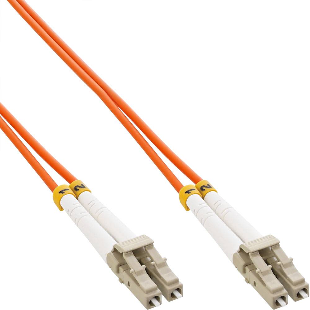InLine® 88522B LWL Duplex Kabel, LC/LC, 50/125µm, OM2, 7m