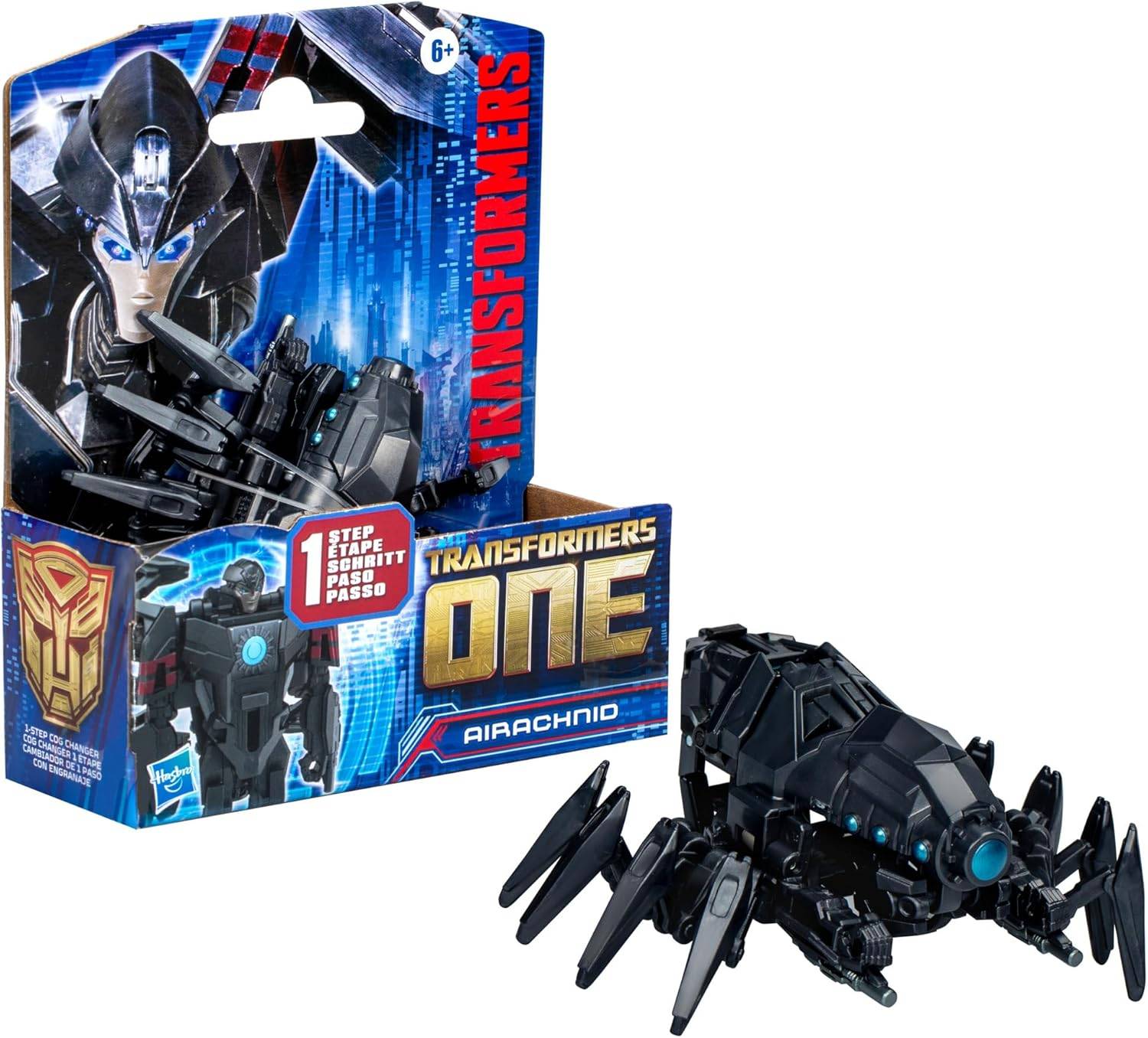 Transformers One COG Changer Airachnid Action-Figur 6+